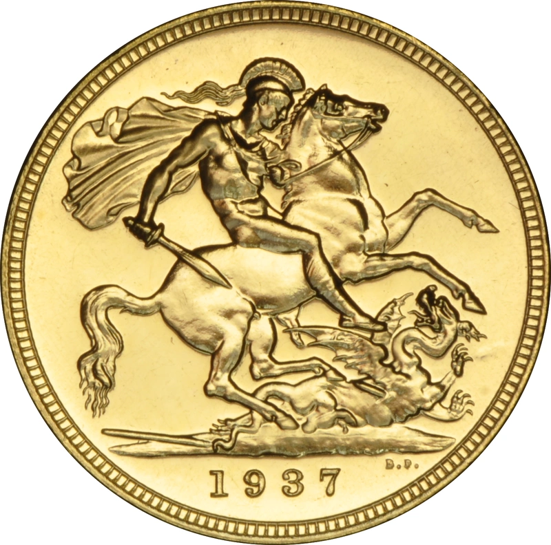 1937 Gold Proof Sovereign George VI
