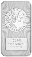 Perth Mint 1oz Kangaroo Silver Bar