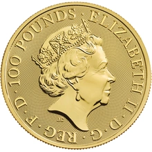 2020 White Horse of Hanover, Queen's Beast - 1oz Gold Coin