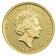 2020 1/4oz White Horse of Hanover Gold Coin Queen's Beasts