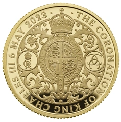 2023 1/4oz Gold Coronation of King Charles III Proof Coin Boxed