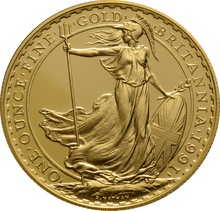 1991 Proof Britannia Gold 4-Coin Boxed Set