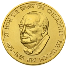 1874-1965 Sir Winston Churchill Medal Boxed