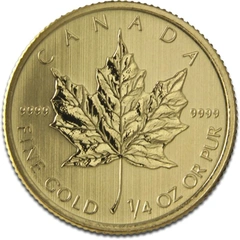 2014 1/4oz Canadian Maple Leaf Gold Coin