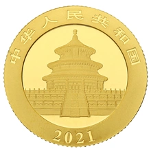 2021 3g Gold Chinese Panda Coin