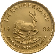 1982 Quarter Ounce Gold Krugerrand