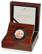 2023 25th Anniversary of Harry Potter - Dumbledore Fifty Pence Proof Gold Coin Boxed
