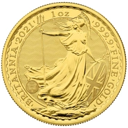 2021 Britannia One Ounce Gold Coin