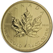 Quarter Ounce Gold Canadian Maple