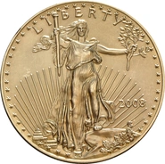2008 American Eagle Gold Coin 1oz
