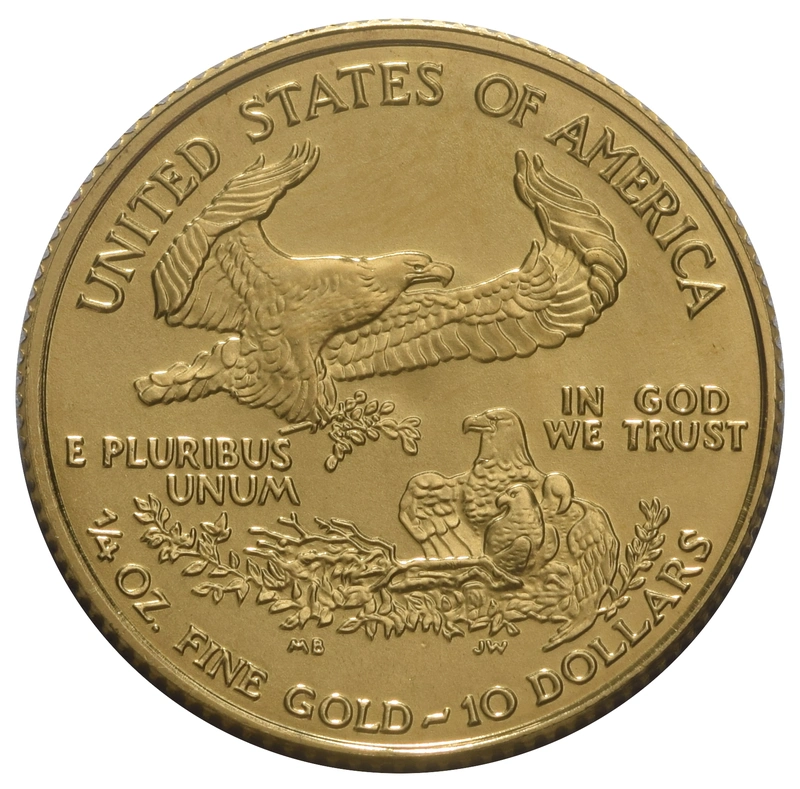 1987 1/4oz American Eagle Gold Coin MCMLXXXVII