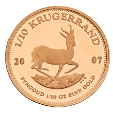 2007 Proof 1/10oz Krugerrand Gold Coin