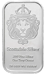 1oz Silver Bar Grade B