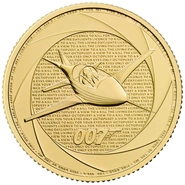2025 Six Decades of 007, Bond of the 1980s 1oz Gold Coin