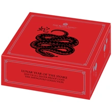 2025 Royal Mint 5oz Year of the Snake Proof Silver Coin Boxed