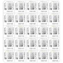 25g Platinum Bar Multigram PAMP Minted