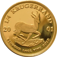 2001 Proof 1/4oz Krugerrand Gold Coin