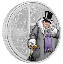 2023 The Penguin DC Villains 1oz Proof Silver Coin Boxed