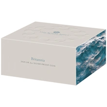 2025 Britannia 2oz Silver Proof Coin Boxed