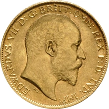 1907 Gold Half Sovereign Edward VII