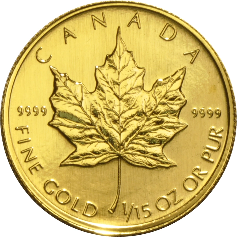 1/15oz Canadian Maple Leaf Gold Coin