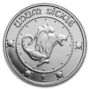 Harry Potter Pure Silver Sickle 1oz Round