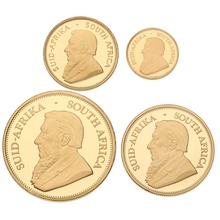 Krugerrand 2002 Prestige 4-Coin Gold proof Set Boxed