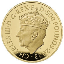 2023 5oz Gold Coronation of King Charles III Proof Coin Boxed