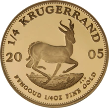 2005 1/4oz Gold Proof Krugerrand - Boxed with COA