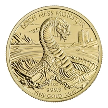 2026 1oz Gold Legendary Creatures Lochness Coin
