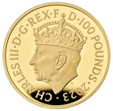 2023 1oz Gold Coronation of King Charles III Proof Coin Boxed
