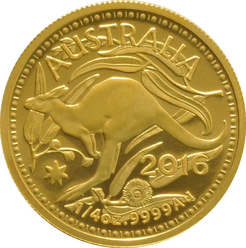 2016 Quarter Ounce Gold Australian Nugget SE Proof