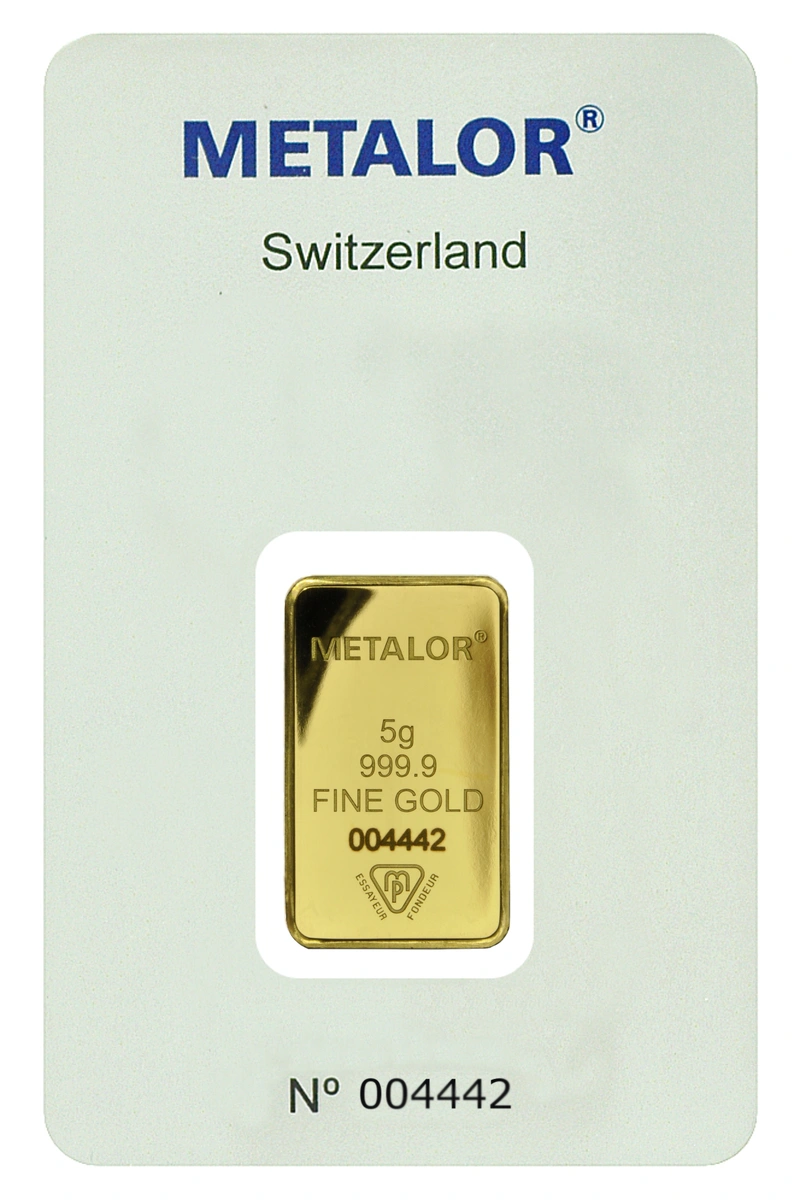 5g Gold Bar Metalor