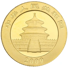 2009 1/10 oz Gold Chinese Panda Coin