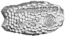 5oz Silver Bar Scottsdale Tombstone Nugget