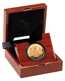 Gold Proof 2015 £1 Royal Arms