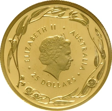2016 Quarter Ounce Gold Australian Nugget SE Proof