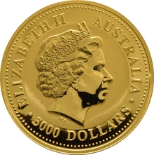 1kg Gold Australian Year of the Pig 2007