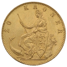 Danish 20 Kroner Gold Coin Christian IX - 1 203 €
