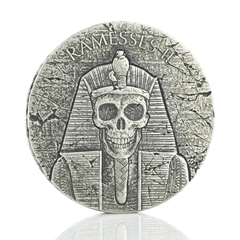 Egyptian Relics Pharaoh Ramesses II After Life Silver Coin 2oz