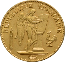 Boxed 20 French Francs - Guardian Angel