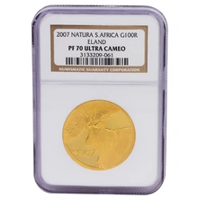 2007 1oz Natura Proof Gold Coin Eland NGC PF70