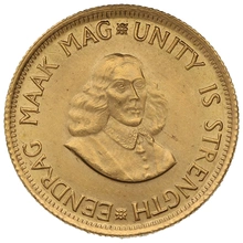 1966 R2 Gold Coin 2 Rand South Africa