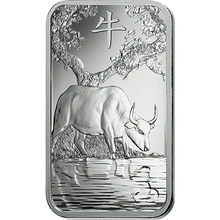 PAMP 1oz 2021 Year of the Ox Silver Bar