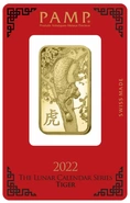 PAMP 1oz 2022 Year of the Tiger Gold Bar