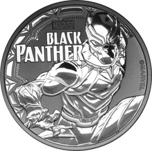 Boxed 2018 Black Panther 1oz Silver Coin