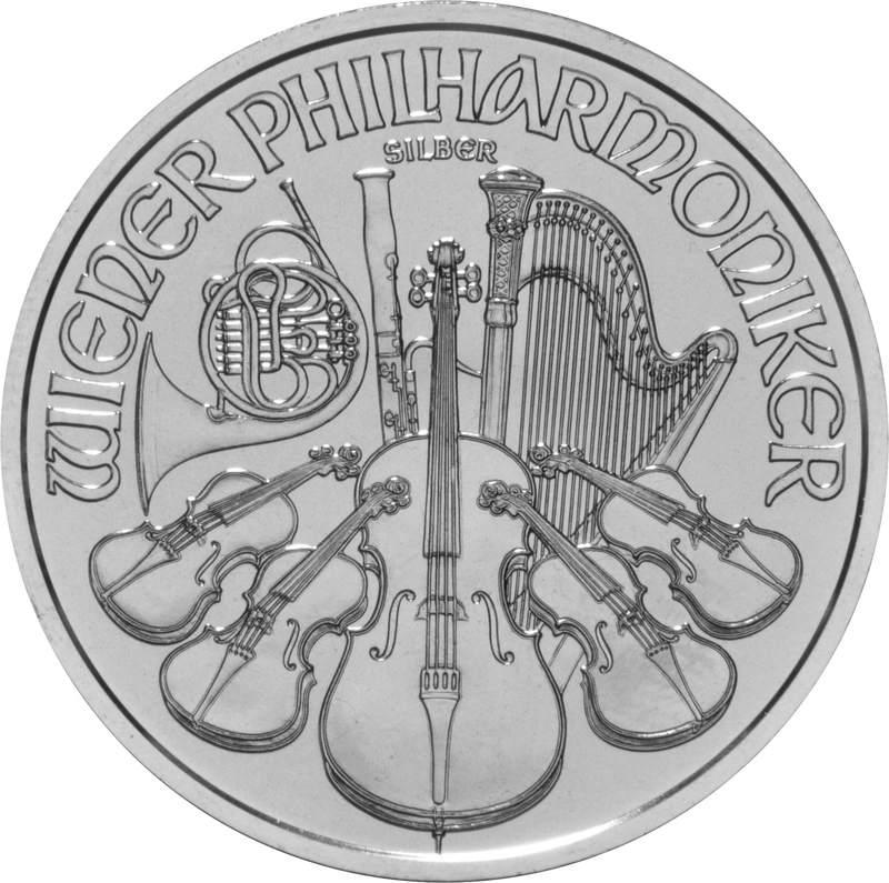 2018 1oz Austrian Philharmonic Silver Coin