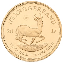 2017 1/2oz Gold Proof Krugerrand 50th Anniversary - Boxed
