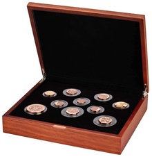 Her Majesty Queen Elizabeth II 2022 Gold Proof Memorial Definitive Coin Set
