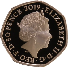 Gold Proof 2019 Fifty Pence 50p The Gruffalo- Celebrating 20 years Boxed